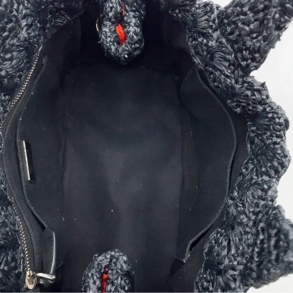 Prada Canapa Raffia Straw Tricolor Handbag W/Dustbag - Picture 14 of 16